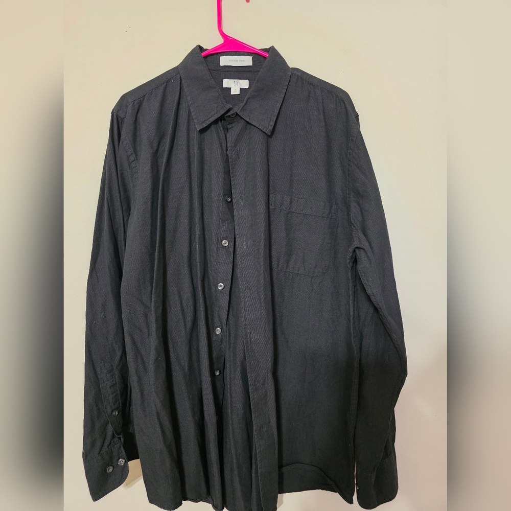 Black Button-Up Shirt